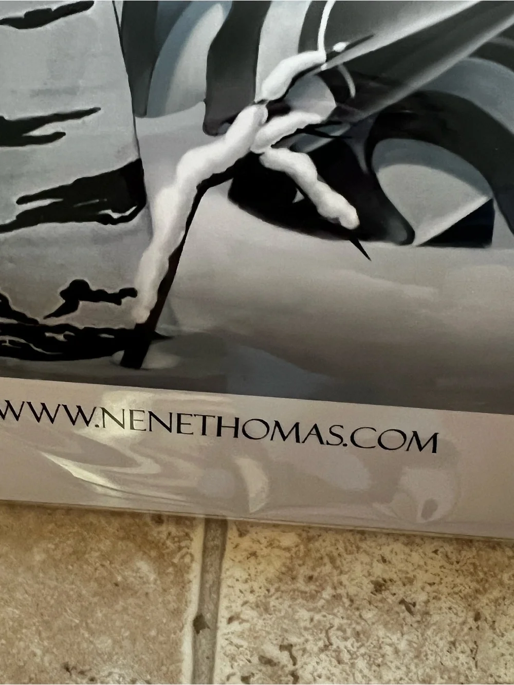 RARE Nene Thomas Signed Print 